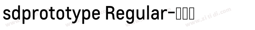 sdprototype Regular字体转换
